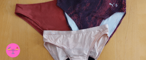 comparativa de bragas y bikinis menstruales